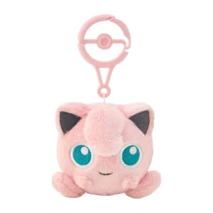 Pokemon Jigglypuff Plush Mascot with Carabiner Keychain Clip