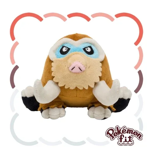 Pokemon Mamoswine Plush Stuffed Figure 6 Inch - Soft Toy