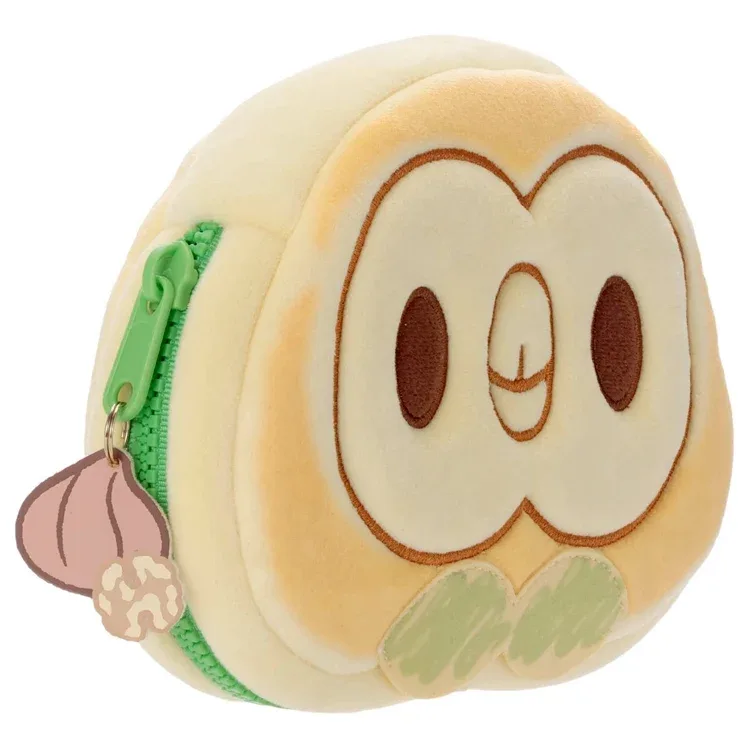 Pokemon Mokuro Plush Pouch Pancake Style Soft Carry Bag - Image 2