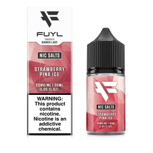 Dinner Lady FUYL Salts Strawberry Pina Ice 30ml - 25mg