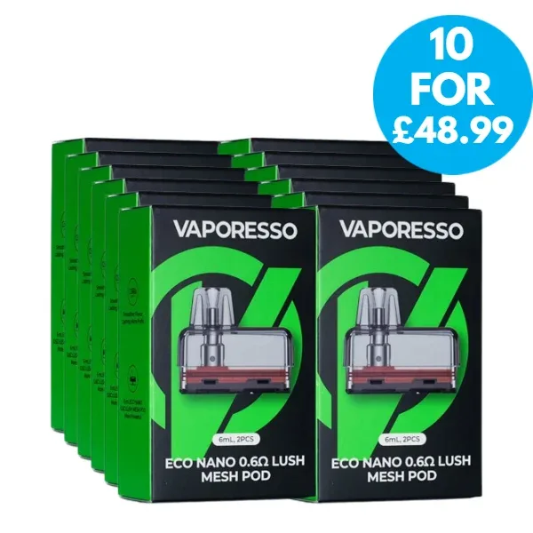 Box Of 10 – Eco Nano Replacement Pods XL