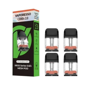 Vaporesso COREX 2.0 XROS Series Mesh Pod 3ml (Pack Of 4) - 0.6ohm