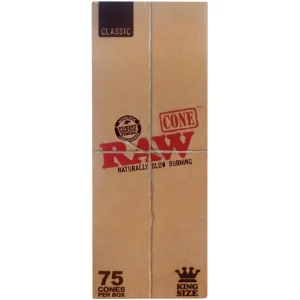 Raw King Size Cones 75CT Classic