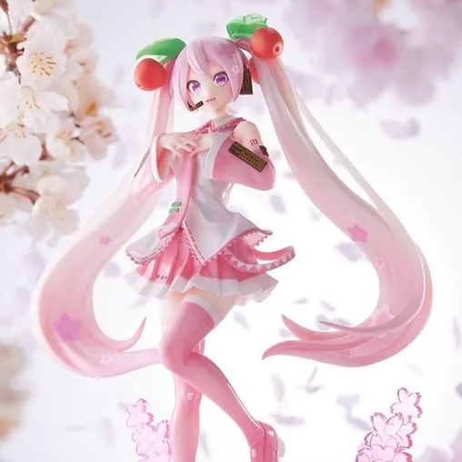 Sega Hatsune Miku Series Luminasta Sakura Miku 2023 Collectible Figure - Image 2