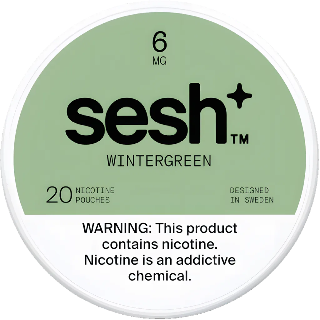 Sesh+ Wintergreen Nicotine Pouches (5 Pack) - Image 2