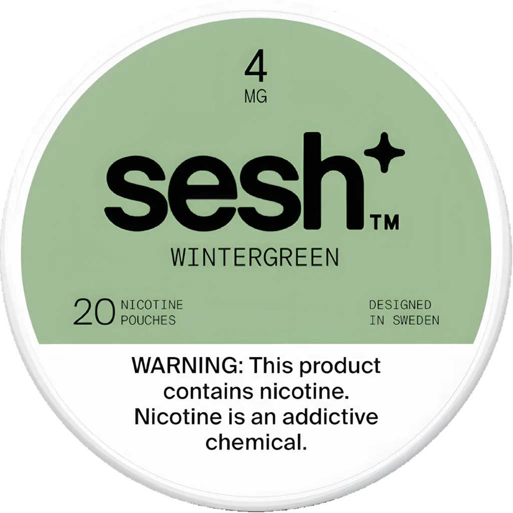 Sesh+ Wintergreen Nicotine Pouches (5 Pack)