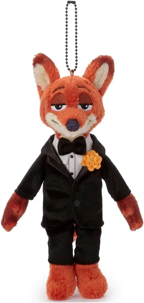 Takara Tomy Arts Disney Zootopia Nick Wilde Tuxedo Ball Chain Mascot Toy Takara Tomy A R T S