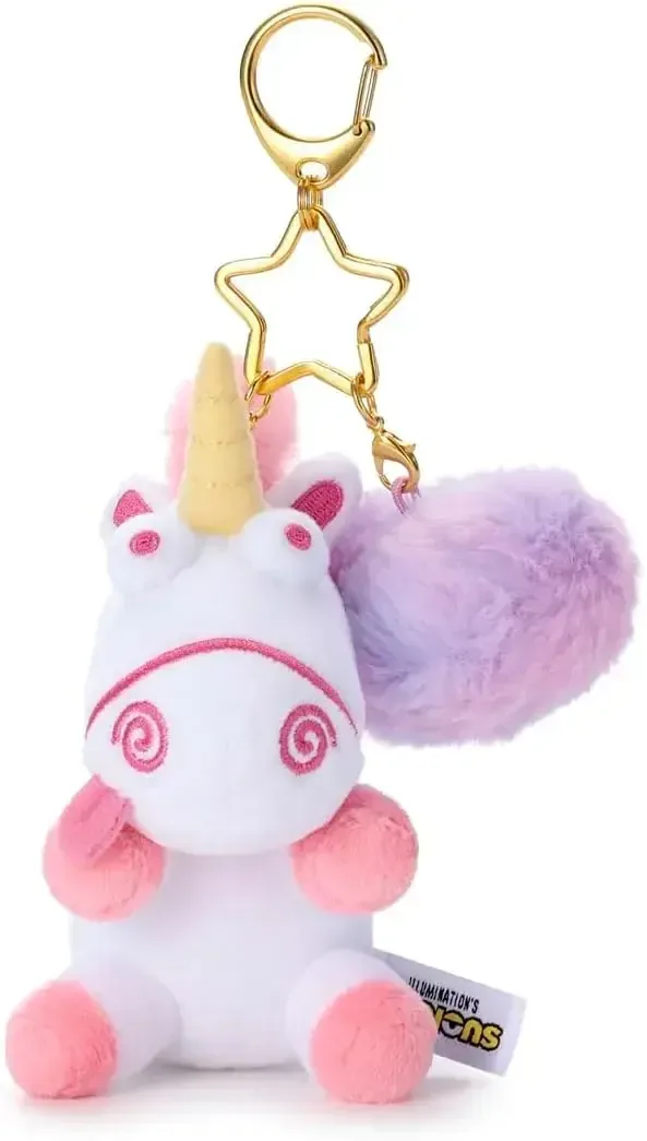 Takara Tomy Arts Minions Fluffy Charm Figure Mascot 13cm