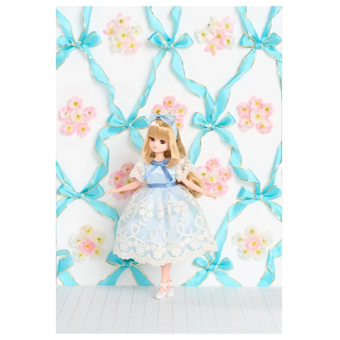 Takara Tomy Licca-Chan Doll Ld-09 Classical Blue Dress Pretend Play Toy - Image 2