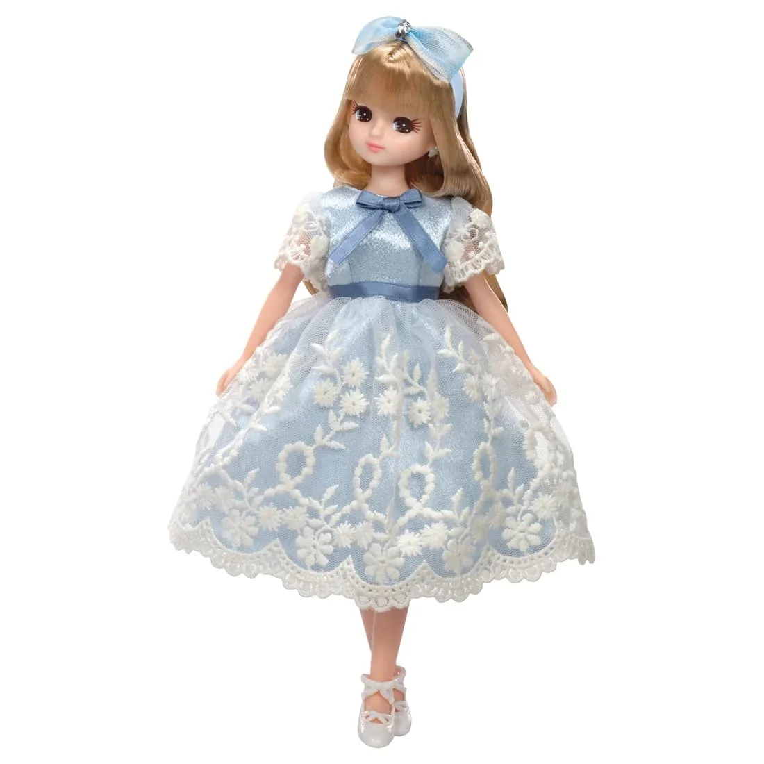 Takara Tomy Licca-Chan Doll Ld-09 Classical Blue Dress Pretend Play Toy