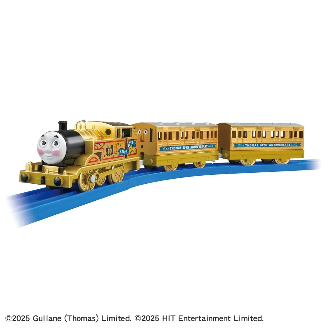 Takara Tomy Plarail 80th Anniversary Gold Thomas Train Toy for Ages 3+ - Image 2