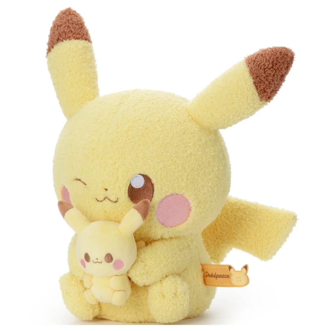 Takara Tomy Pokemon Pokepeace Pikachu Mini Plush Doll Official Japan Release - Image 2