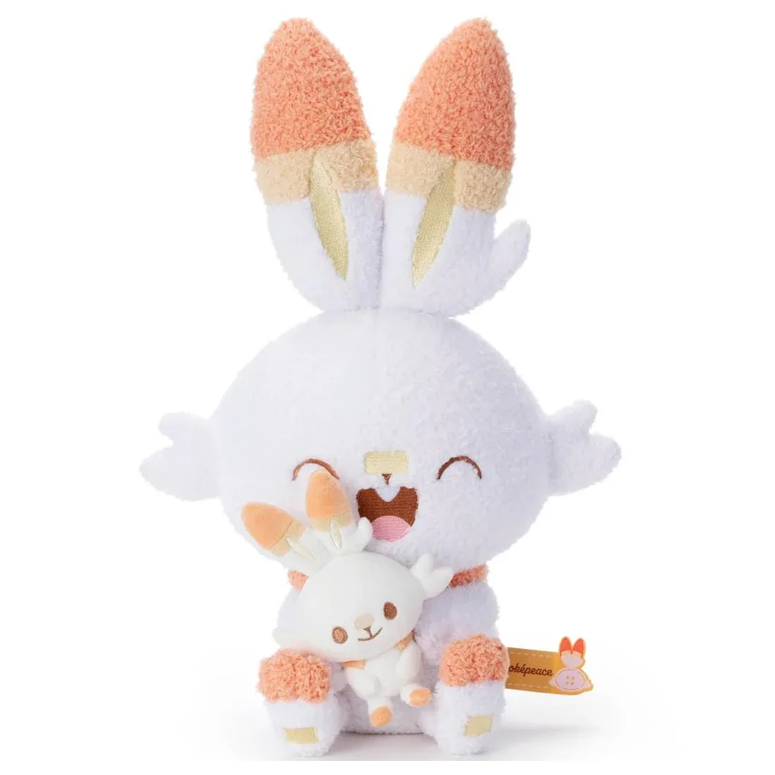 Takara Tomy Pokemon Pokepeace Scorbunny Mini Plush Doll Japan Official