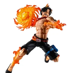 TAMASHII NATIONS Portgas D Ace Figure 6.1in PVC ABS Metal