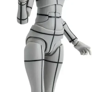 Tamashii Nations SH Figuarts Body Chan Gray Wire Frame Figure