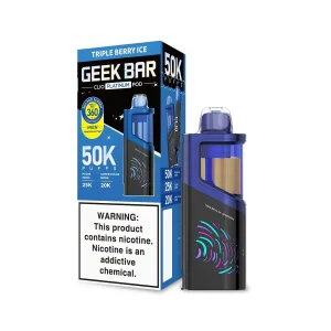 Triple Berry Ice - Geek Bar Clio Platinum 50k Disposable Vape Pod