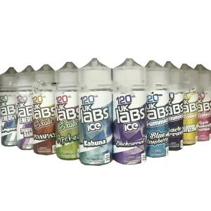 UK LABS 120ML Premium E-Liquid Juice 0MG Vape 70VG/30PG – 10 Delicious Flavours