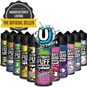 Ultimate Puff Eliquid Old Pirate 100ml Vaping Juice All Flavours 0mg 70/30 VG