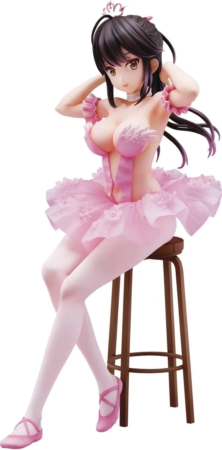 Union Creative Flamingo Ballet Ponytail Child Figure PVC ABS
