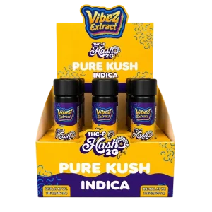 Vibez Extract THCp Pre-roll 2g Hash hole Pure Kush 12ct Box - Indica