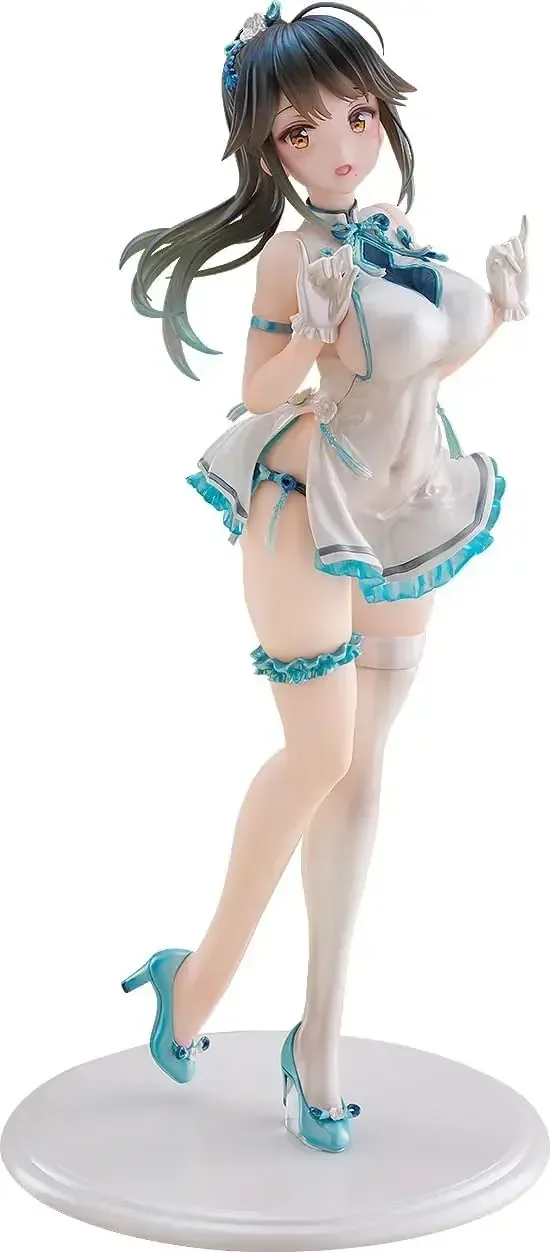 Wave Avian Romance Pink Cheongsam Girl Figure PVC ABS Display