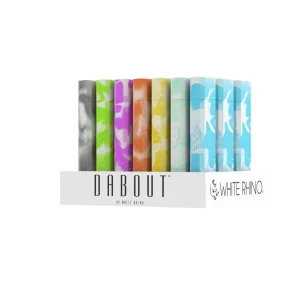 White Rhino Out Glow in The Dark Quartz Assorted Colors – 21 Count Display