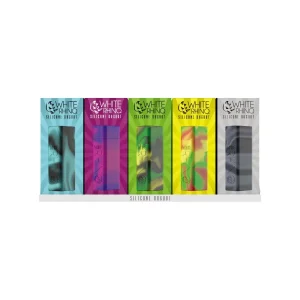 White Rhino Silicone Dugout Original Assorted Colors – 20 Count Display